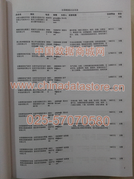 中國(guó)暖通企業(yè)黃頁(yè)可開(kāi)展精準(zhǔn)營(yíng)銷(xiāo)，電話(huà)營(yíng)銷(xiāo)、郵件營(yíng)銷(xiāo)、傳真營(yíng)銷(xiāo)等等多管齊下，圓您銷(xiāo)售冠軍夢(mèng)